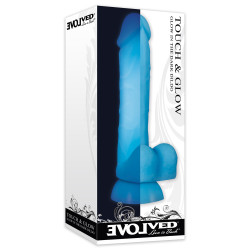 Evolved Gode luminescent Touch & Glow 15 x 4 cm Bleu